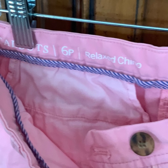 Talbots size 6 petite pink chinos - Picture 2 of 4